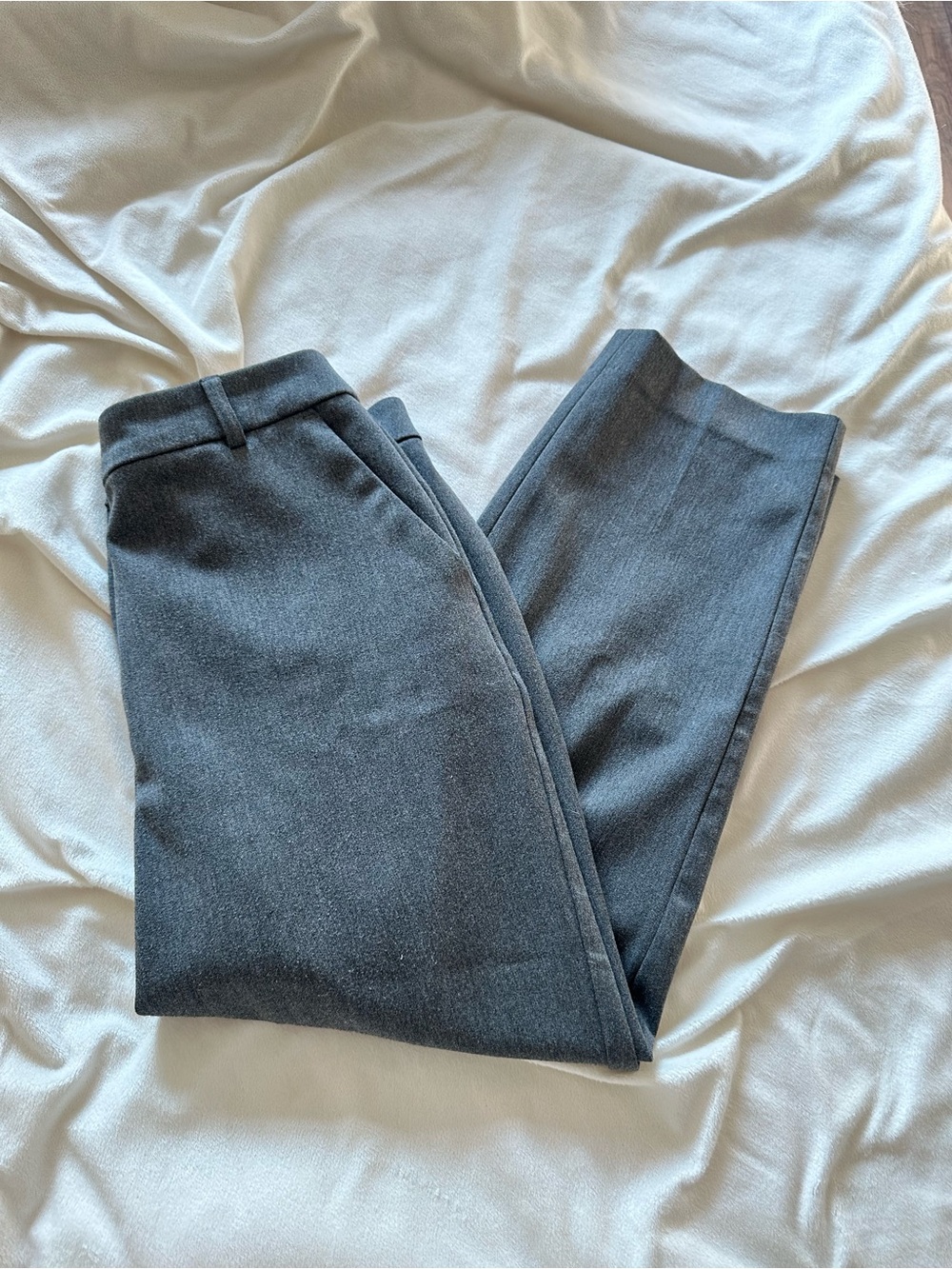 Express Grey Ankle Pants